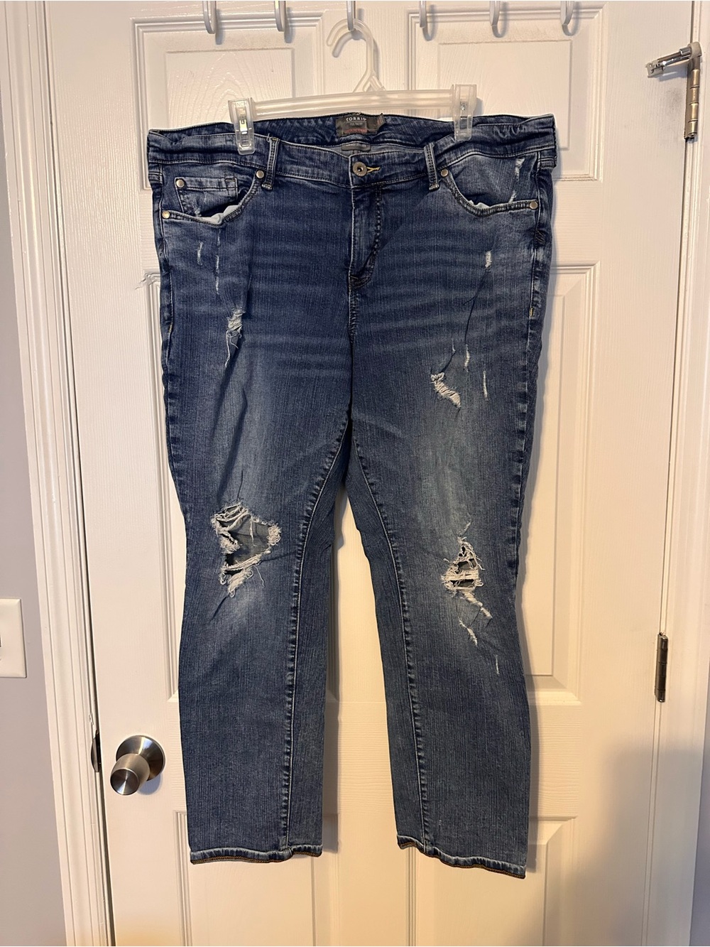 Torrid Distressed Dark Blue Women’s Jeans